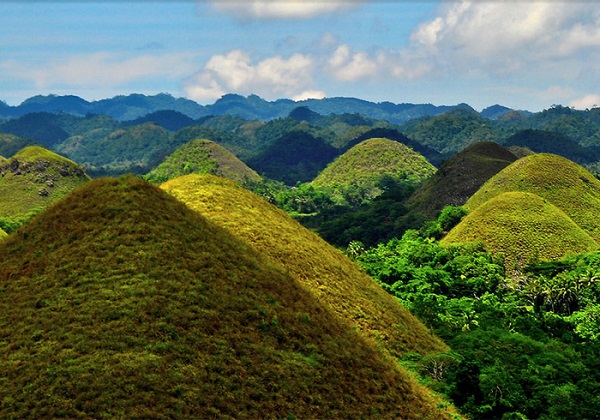 Chocolate hills, Bohol, Philippines photo