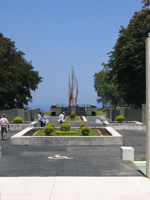 Grounds of the Pacific War Memorial, Corregigor island, Manila bay, Philippines photo