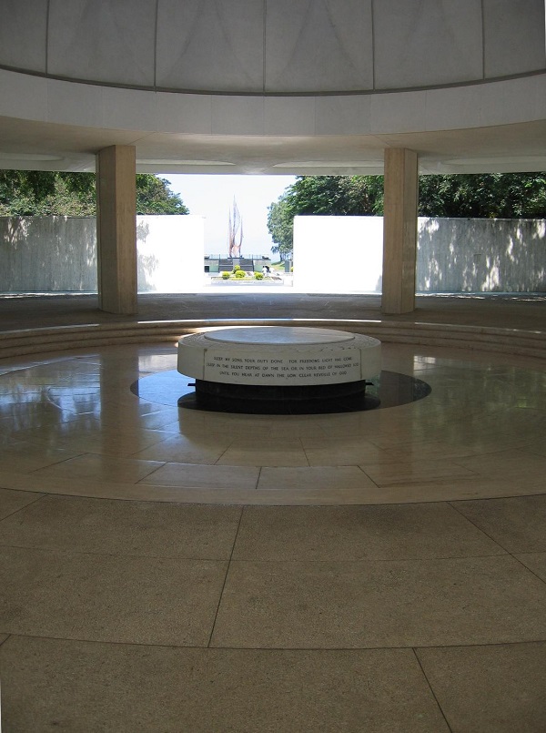 Inside the Pacific War Memorial, Corregigor island, Manila bay, Philippines photo