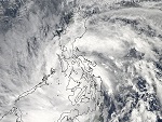 Super typhoon Haiynan over Philippines, Philippines Photo