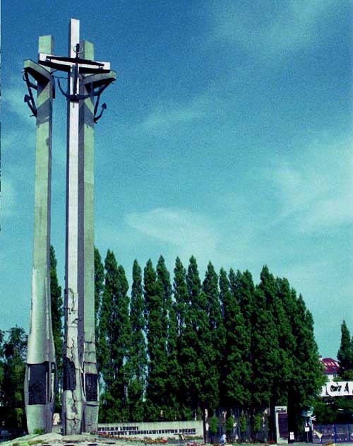 Three Crosses monument, Gdansk, Poland Photo