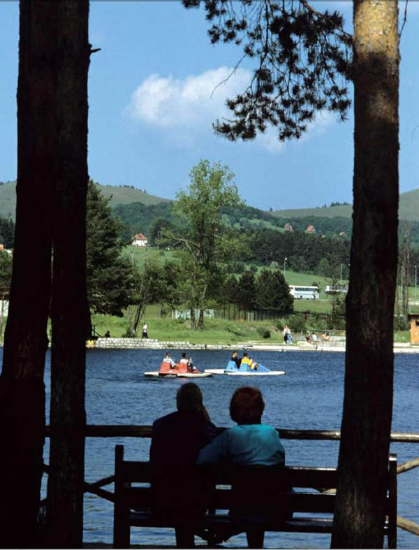 Lakeside on Mount Zlatibor, Serbia photo