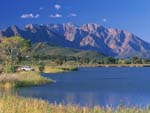 Worcester Dam, Audenberg mountains, Western Cape province, South Africa photo