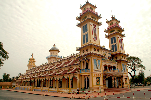 Cao Dai Main temple, Vietnam photo