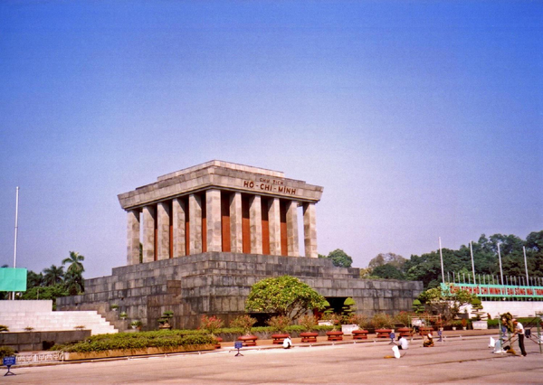 Mausoleum of Ho Chi Minh in Hanoi, Vietnam photo