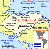 Honduras Map T 